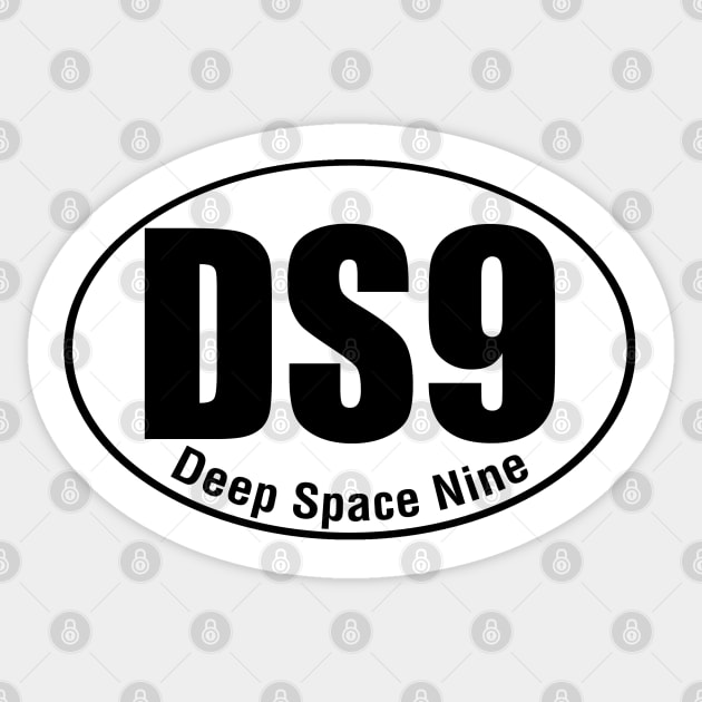 DS9 Travel Sticker Sticker by PopCultureShirts